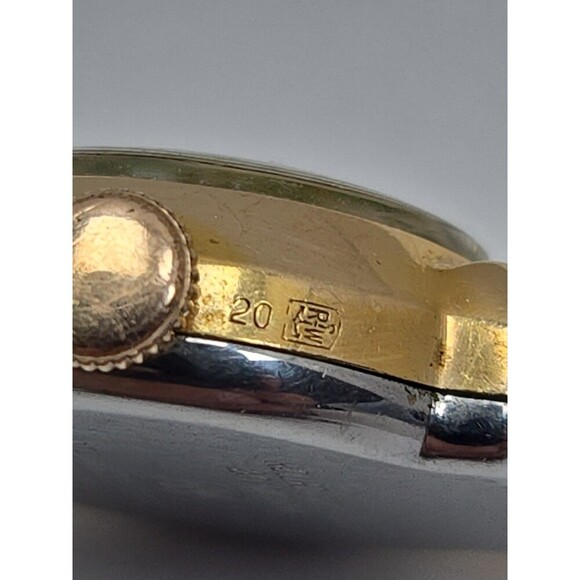 Vintage Helvetia 4483 Swiss Manual Wind Ladies Watch 20 Micron Gold Leather Band main image 5